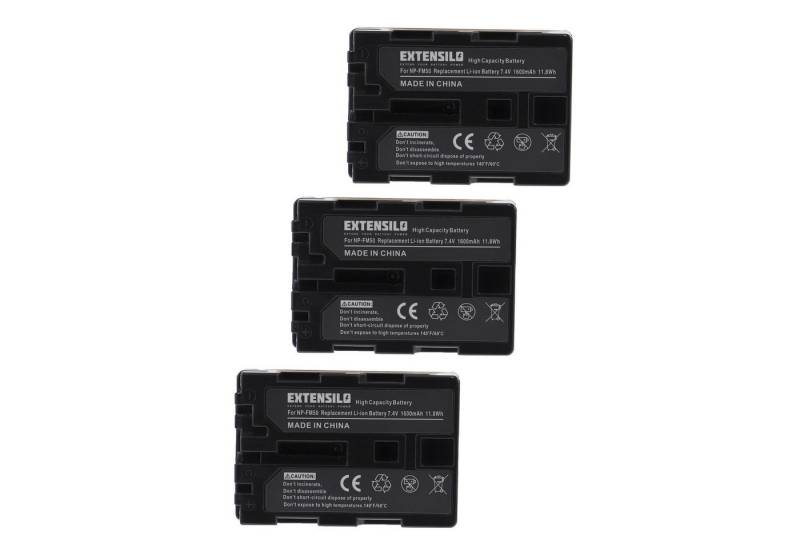 Extensilo passend für Sony Video Walkman GV-D1000 Kamera / Camcorder Analog / Kamera-Akku Li-Ion 1600 mAh von Extensilo