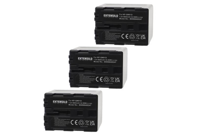Extensilo passend für Sony Video Walkman GV-D1000 Kamera / Camcorder Analog / Kamera-Akku Li-Ion 4800 mAh von Extensilo