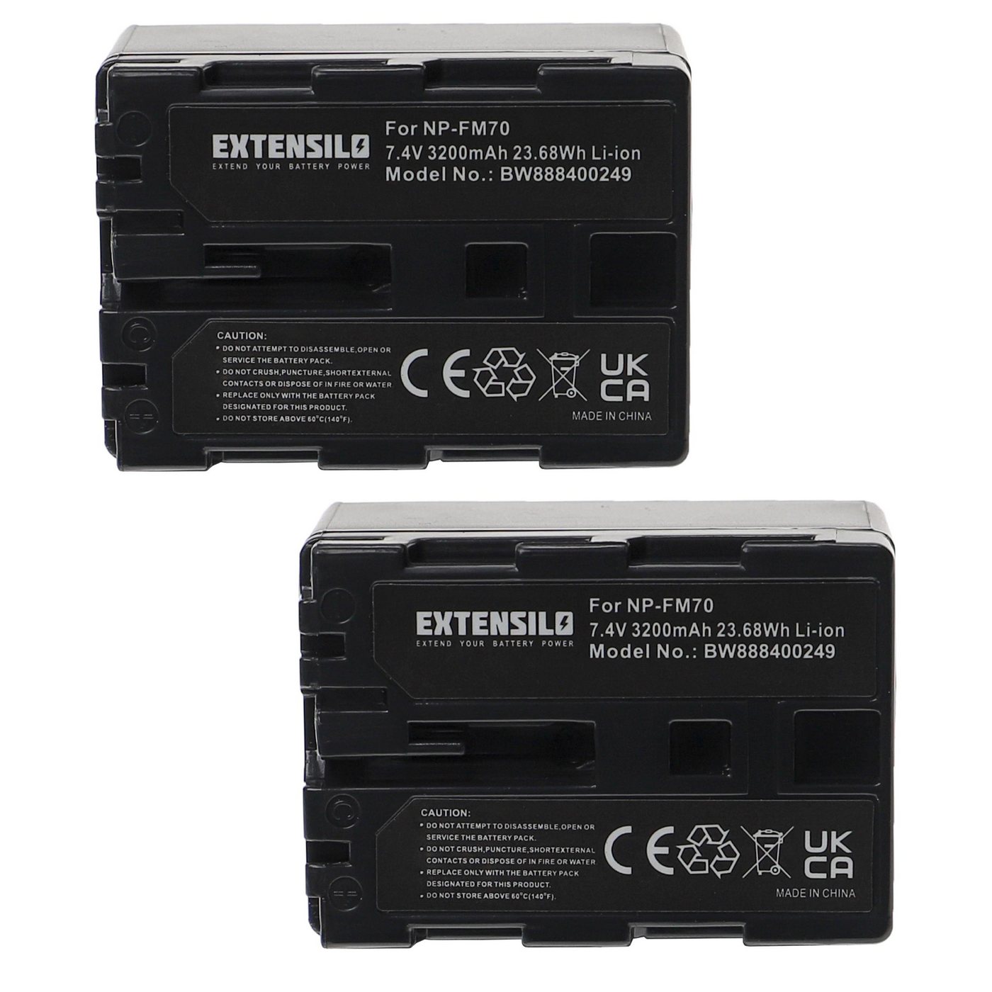 Extensilo passend für Trotec IC120, IC60, IC100, IC80 Camcorder Analog / Kamera-Akku Li-Ion 3200 mAh Extensilo passend für Trotec IC120, IC60, IC100, IC80 Camcorder Analog / Kamera-Akku Li-Ion 3200 mAh von Extensilo