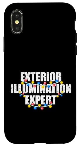 Außenbeleuchtung Experte lustige Weihnachtsbeleuchtung Dekorateur Hülle für iPhone X/XS Außenbeleuchtung Experte lustige Weihnachtsbeleuchtung Dekorateur Hülle für iPhone X/XS von Exterior Illumination Expert Christmas Gifts