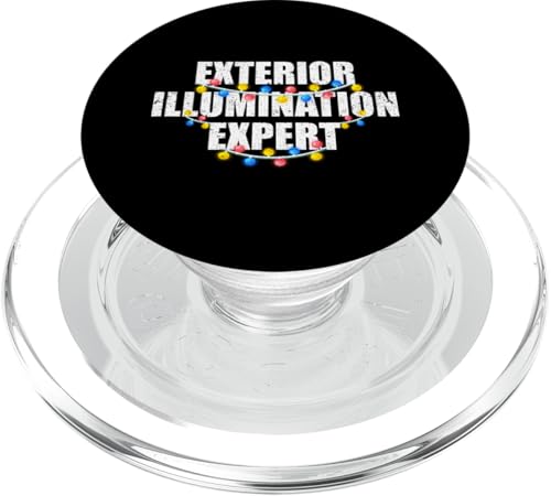 Außenbeleuchtung Experte lustige Weihnachtsbeleuchtung Dekorateur PopSockets PopGrip für MagSafe von Exterior Illumination Expert Christmas Gifts