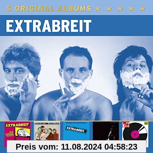 5 Original Albums von Extrabreit