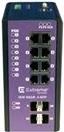 Extreme Networks ExtremeSwitching Industrial Ethernet Switches ISW 8GBP,4-SFP - Switch - managed - 8 x 10/100/1000 (PoE+) + 4 x SFP - an DIN-Schiene montierbar, wandmontierbar - PoE+ (240 W) - Gleichstrom von Extreme Networks