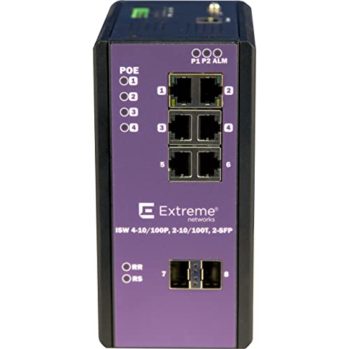 Extreme networks ISW 4-10/100P2-10/100T2-SFP 4-Port POE+ 10/100 2-Port 10/100 von Extreme Networks