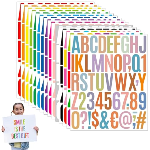 15 Blätter Buchstaben- und Zahlenaufkleber Vinyl selbstklebend wasserdichte Mailbox-Aufkleber einfach zu verwendende Mehrzweckadressennummern für Mailbox-Fenster-Türautos... 15 Blätter Buchstaben- und Zahlenaufkleber Vinyl selbstklebend wasserdichte Mailbox-Aufkleber einfach zu verwendende Mehrzweckadressennummern für Mailbox-Fenster-Türautos... von Eyccier