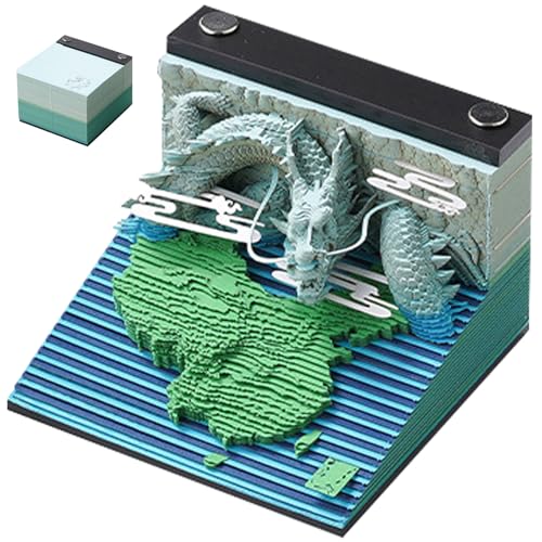 1pc 3d Memo Pad 190 Blätter Chinesischer Zodiac Dragon 3D-Kalender Nicht-schicke Tränenabwärtskalender-Skulptur Papier Carving Craft Calender 2024 für Weihnachten Neujahrsdekor. 1pc 3d Memo Pad 190 Blätter Chinesischer Zodiac Dragon 3D-Kalender Nicht-schicke Tränenabwärtskalender-Skulptur Papier Carving Craft Calender 2024 für Weihnachten Neujahrsdekor. von Eyccier