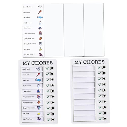 Aufgabe -Chart für Kinder, Plastik -White Checklist Board mit leeren Kartonkartonien, abnehmbares tragbares Taskboard für Kinder Erwachsene Rucksack Geldbeutel Geschenke... Aufgabe -Chart für Kinder, Plastik -White Checklist Board mit leeren Kartonkartonien, abnehmbares tragbares Taskboard für Kinder Erwachsene Rucksack Geldbeutel Geschenke... von Eyccier