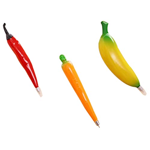 Eyccier Kugelschreiber künstliche Bananen Karotte Pfeffer schreiben Stifte Früchte Gemüse Kühlschrank Magnete 3pcs. Eyccier Kugelschreiber künstliche Bananen Karotte Pfeffer schreiben Stifte Früchte Gemüse Kühlschrank Magnete 3pcs. von Eyccier
