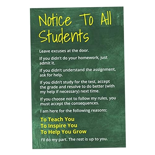 Motivational Seidenposter Bescheid für alle Schüler Briefe Inspirierende Zitat Wandkunst für Klassenzimmer. Motivational Seidenposter Bescheid für alle Schüler Briefe Inspirierende Zitat Wandkunst für Klassenzimmer. von Eyccier