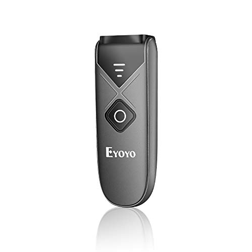 Eyoyo 2D QR Barcode-Scanner, 1D Mini Barcode-Lesegerät mit 3-in-1 USB-Kabel/Bluetooth/2,4-G-Funkverbindung für iOS, Android, Tablets und PC. von Eyoyo