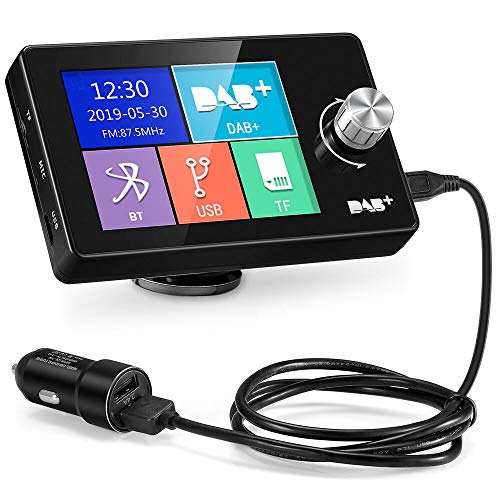 EZoneTronics 2,8" Buntes Display DAB+ Radio-Adapter für Autoradio, tragbares DAB-Digitalradio Bluetooth FM-Sender Musikempfänger+Unbegrenzte Voreinstellungen+Freisprechanruf +AUX IN/Out+U-Disk EZoneTronics 2,8" Buntes Display DAB+ Radio-Adapter für Autoradio, tragbares DAB-Digitalradio Bluetooth FM-Sender Musikempfänger+Unbegrenzte Voreinstellungen+Freisprechanruf +AUX IN/Out+U-Disk von Ezonetronics