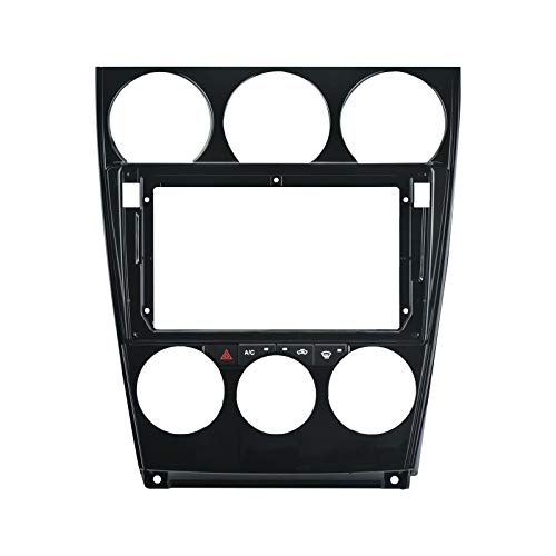 EZoneTronics 9 Zoll für Mazda 6 2002-2008 Spezielle Autoradio-Stereo-Gesichtsrahmen In-Dash-Montage Installationskits Double Din Eingebauter Canbus PCB-Kabelbaum von Ezonetronics