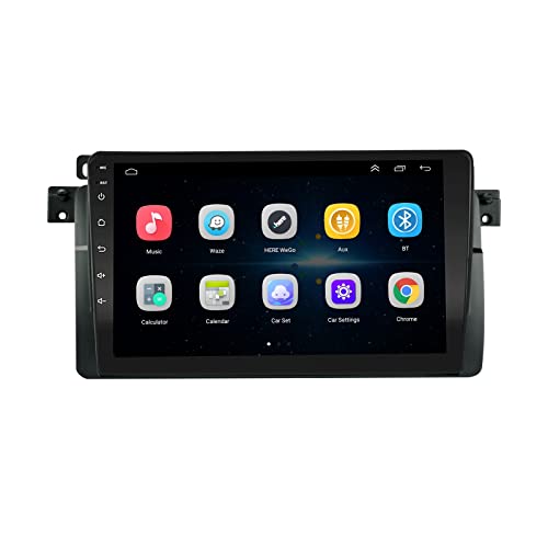 EZoneTronics Android 10.1 Autoradio Stereo 9 Zoll für BMW 3er E46 M3 1999-2004 mit Carplay Android Auto Touchscreen High Definition GPS Navigation Bluetooth WiFi USB Player von Ezonetronics