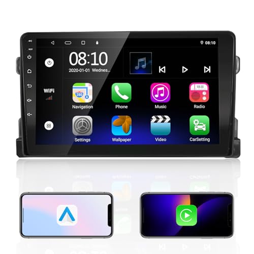 EZoneTronics Android 10.1 Autoradio Stereo für Suzuki Grand Vitara 2006-2013 9-Zoll-Touchscreen High Definition GPS-Navigation Bluetooth USB WiFi AM FM RDS Lenkradsteuerung Player 2G RAM + 32G ROM von Ezonetronics