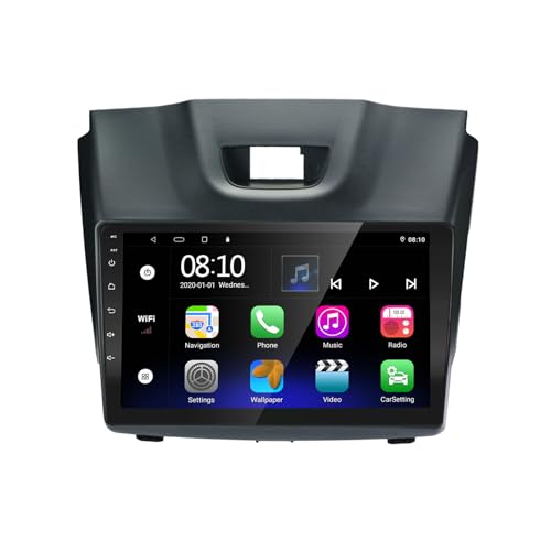 EZoneTronics Android 10.1 für Isuzu D-MAX 2012-2018, MU-X 2013-2017 Autoradio Stereo 9-Zoll-kapazitiver Touchscreen High Definition GPS-Navigation Bluetooth USB WiFi AM FM RDS-Player 2G RAM + 32G ROM von Ezonetronics