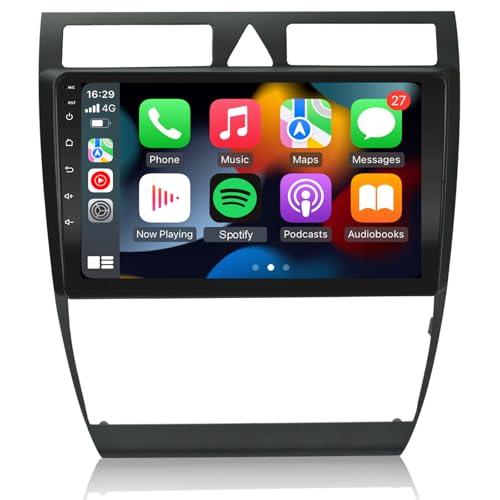EZoneTronics Android Autoradio für Audi A6 C5 1997-2004 S6 1999-2004 mit Wireless Carplay Android Auto 9 Zoll Touchscreen GPS Navigation Bluetooth USB WLAN FM/RDS Radio Player 2G RAM + 32G ROM EZoneTronics Android Autoradio für Audi A6 C5 1997-2004 S6 1999-2004 mit Wireless Carplay Android Auto 9 Zoll Touchscreen GPS Navigation Bluetooth USB WLAN FM/RDS Radio Player 2G RAM + 32G ROM von Ezonetronics