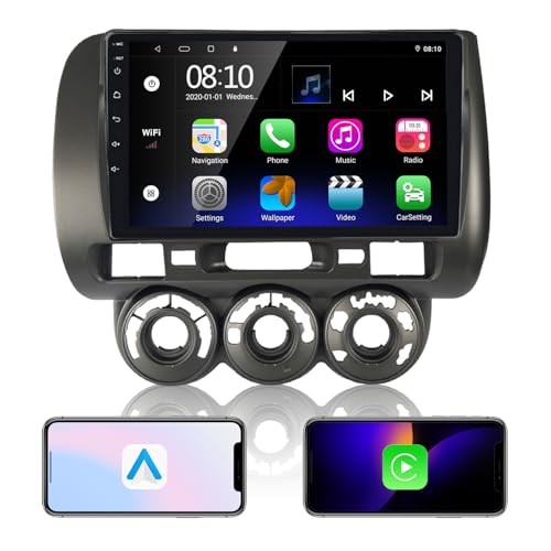 EZoneTronics Carplay Radio Android Autoradio für Honda Fit 2004-2007 / Honda Jazz 2001-2006 mit 9 Zoll Touchscreen High Definition GPS Navigation Bluetooth USB WiFi Player 2G RAM + 32G ROM EZoneTronics Carplay Radio Android Autoradio für Honda Fit 2004-2007 / Honda Jazz 2001-2006 mit 9 Zoll Touchscreen High Definition GPS Navigation Bluetooth USB WiFi Player 2G RAM + 32G ROM von Ezonetronics