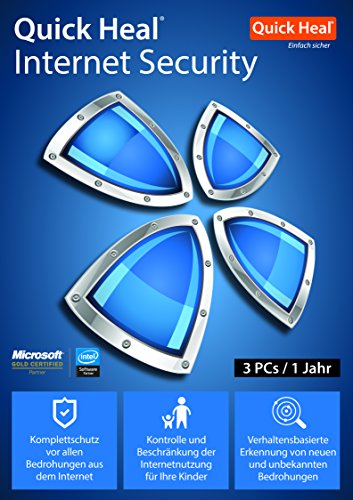 Quick Heal Internet Security Premium 2014 (3 User) von F+F Distribution