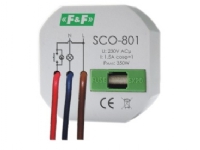 F&amp F Lighting Dimmer SCO-801 ohne Speicher 230V AC 350W grau SCO-801 von F+F