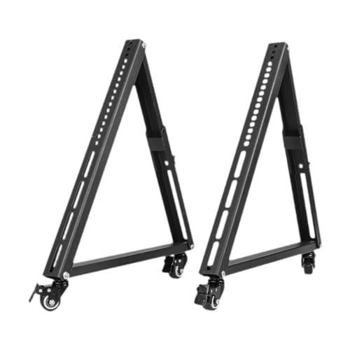 F Fityle 2X TV-Ständer mit niedriger Höhe, Bodenständerwagen, multifunktionale, stabile rollende TV-Halterung mit Rad für, 32 Inch to 55 Inch F Fityle 2X TV-Ständer mit niedriger Höhe, Bodenständerwagen, multifunktionale, stabile rollende TV-Halterung mit Rad für, 32 Inch to 55 Inch von F Fityle