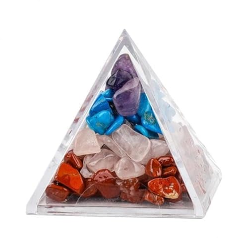 F Fityle 6x Kristallstein Pyramide Acryl Yoga Studio Meditation Desktop Dekoration von F Fityle
