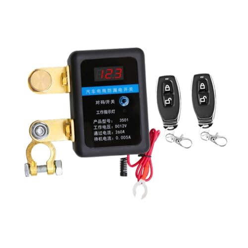 F Fityle Auto -Kill -Schalter Automatischer Abschlusschalter Batterie -Trennschalter für ATV, Doppelte Fernbedienung von F Fityle