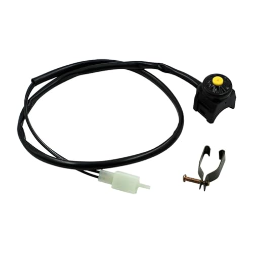 F Fityle Lenkerschalter für 12 V, 7/8 Zoll, Aktivierungstaste, Gelb von F Fityle