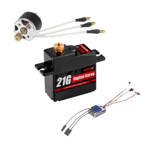 F Fityle Motor mit ESC -Set mit Servo 1/12 Skala, ersetzen Sie für MN82 MN168 MN99S MN78 von F Fityle