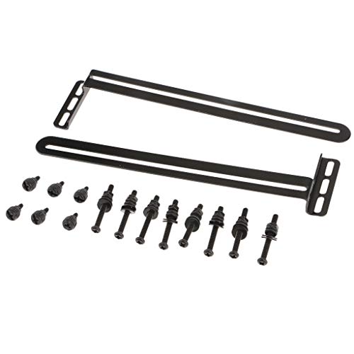 F Fityle PCI-Side-Blown-Grafikkarte Kühlkörper Lüfter Rack-Halterung mit 6 Schrauben montieren von F Fityle