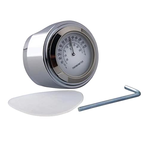 F Fityle Temperaturmessgerät für Fahrradlenker 22mm/25mm, einfache Montage, Weiß von F Fityle