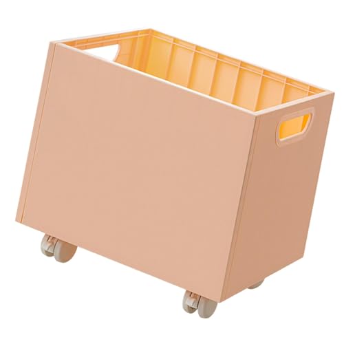 F Fityle unter Desk Book Case mit Casters File Box mit Handles Holder Multifunktion bewegbarer Buchorganisator für Office, Rosa F Fityle unter Desk Book Case mit Casters File Box mit Handles Holder Multifunktion bewegbarer Buchorganisator für Office, Rosa von F Fityle