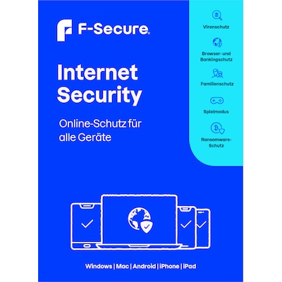 F-Secure Internet Security | 7 Geräte | 1 Jahr | Download & Produktschlüssel von F-Secure