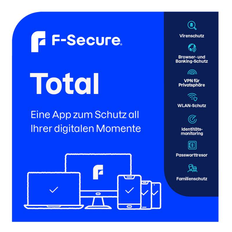 F-Secure Total [15 Geräte - 2 Jahre] [Vollversion] von F-Secure