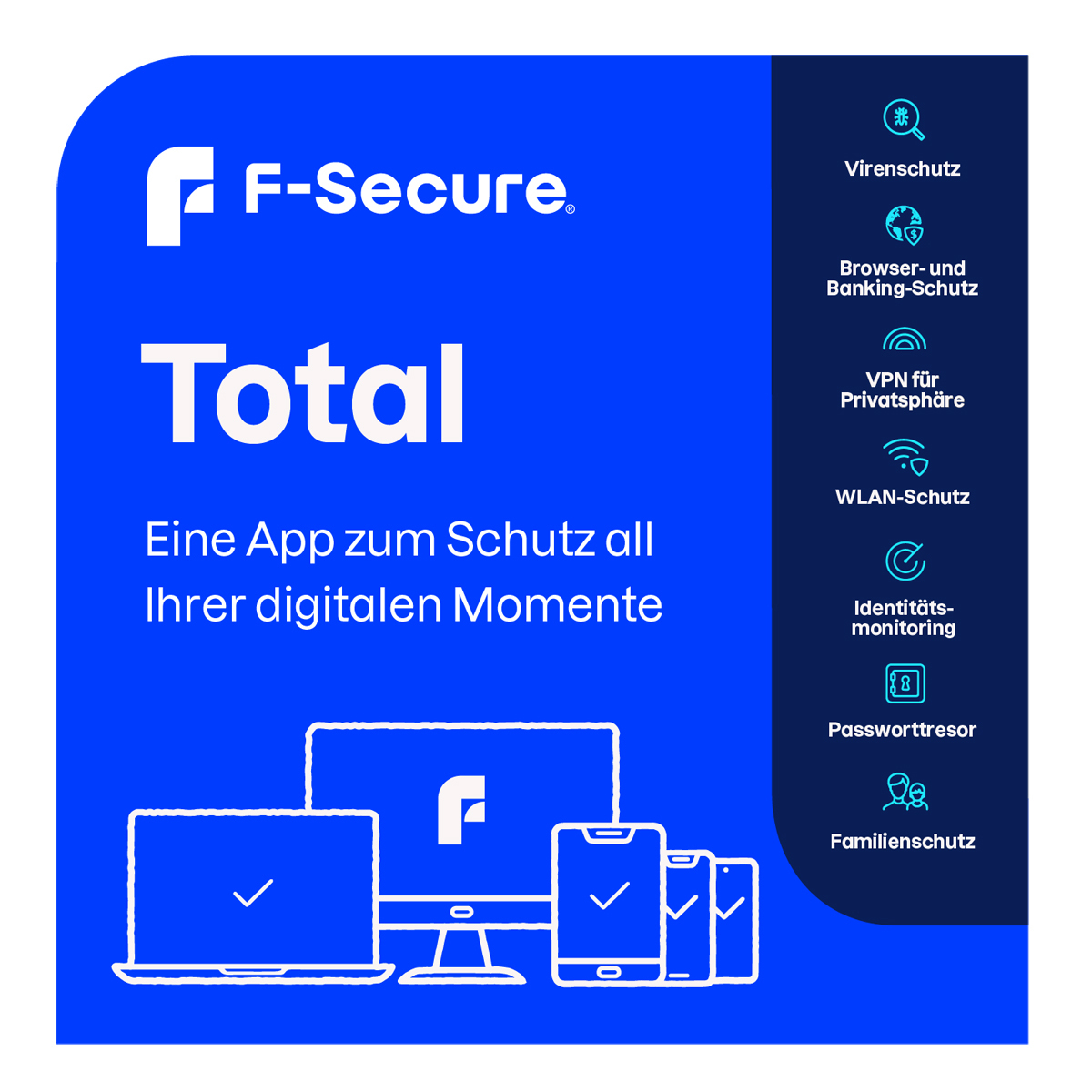 F-Secure Total [7 Geräte - 1 Jahr] [Vollversion] von F-Secure
