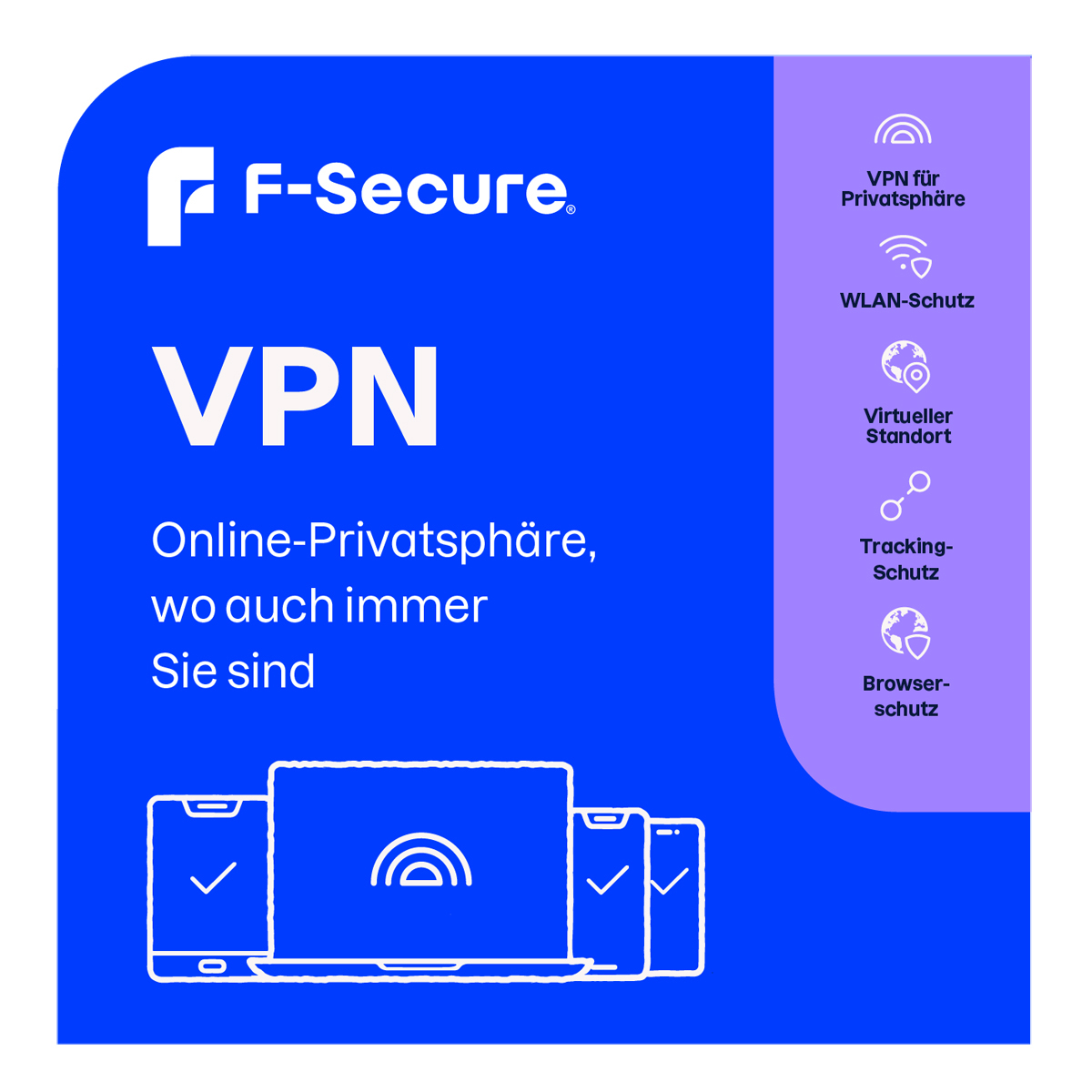 F-Secure VPN [5 Geräte - 1 Jahr] [Vollversion] von F-Secure