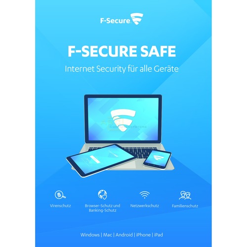 SAFE Internet Security + Datenwiederherstellung Vollversion ESD   1 Gerät 1 Jahr ( Download ) von F-Secure