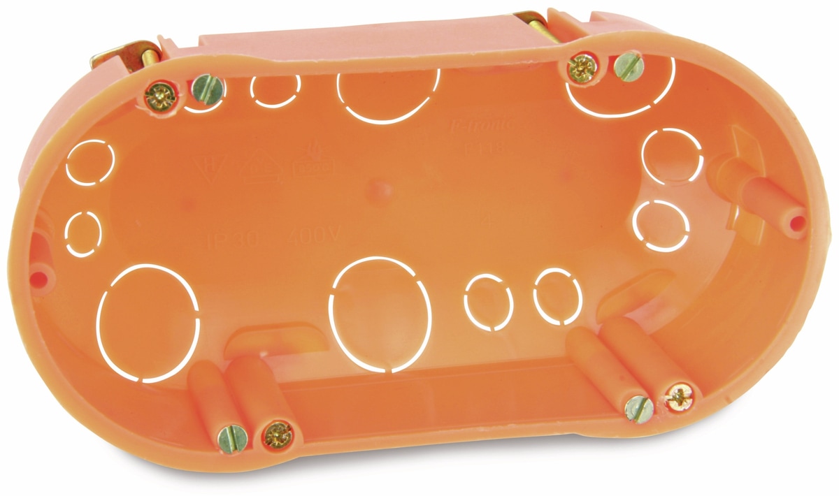 F-TRONIC Doppel-Hohlwanddose, Ø 68 mm, T 47 mm, 10 Stück F-TRONIC Doppel-Hohlwanddose, Ø 68 mm, T 47 mm, 10 Stück von F-Tronic