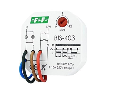 Bistabile Relais mit Zeitschalter F&F BIS-403 Timer 4086 von F&F
