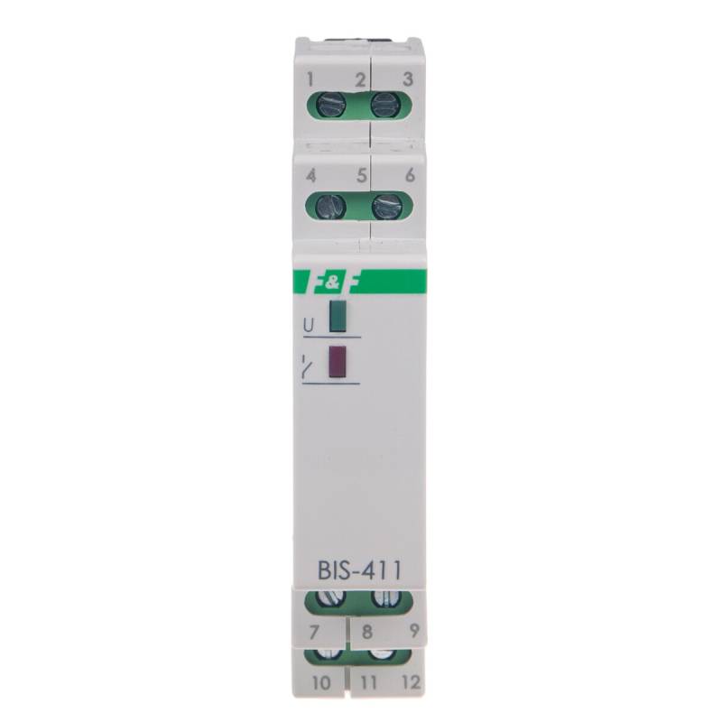 F&F BIS-411 2Z 24 V Stromstoßrelais 9V-30C AC/DC 8A 2Schliesser von F&F