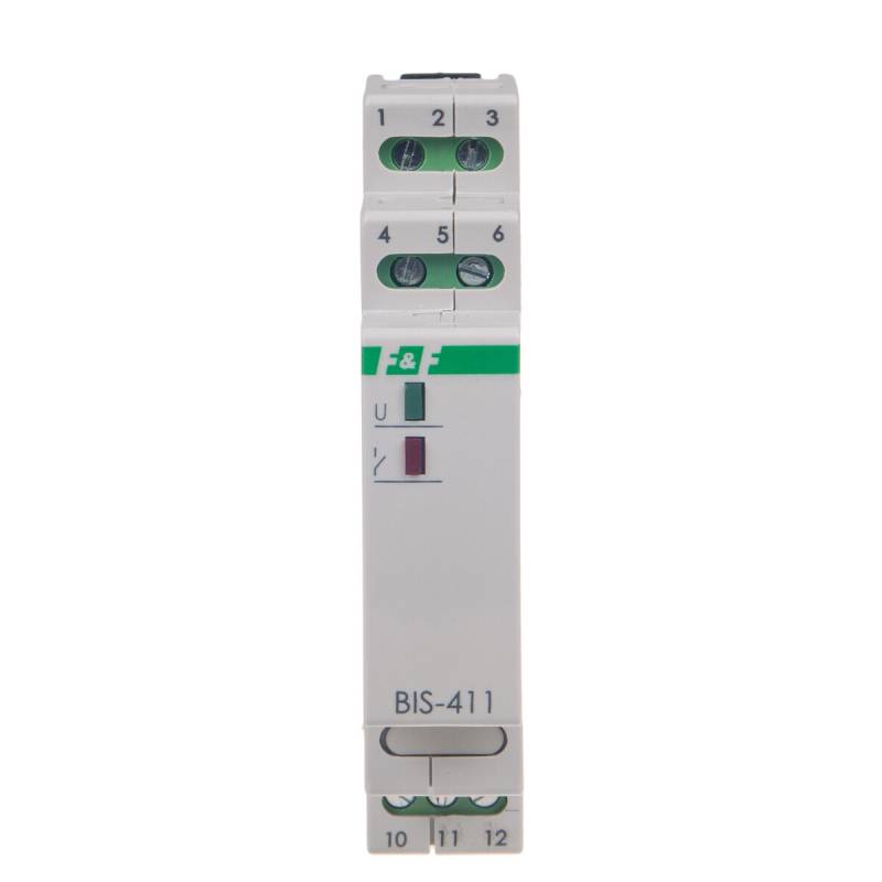 F&F BIS-411-LED Stromstoßrelais 230V AC 16A 1Schliesser für LED Lampen Hutschiene von F&F