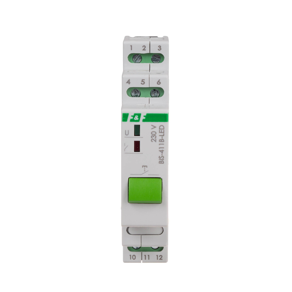 F&F BIS-411B-LED Stromstoßrelais 230V AC 16A 1Schliesser fuer LED Lampen F&F BIS-411B-LED Stromstoßrelais 230V AC 16A 1Schliesser fuer LED Lampen von F&F
