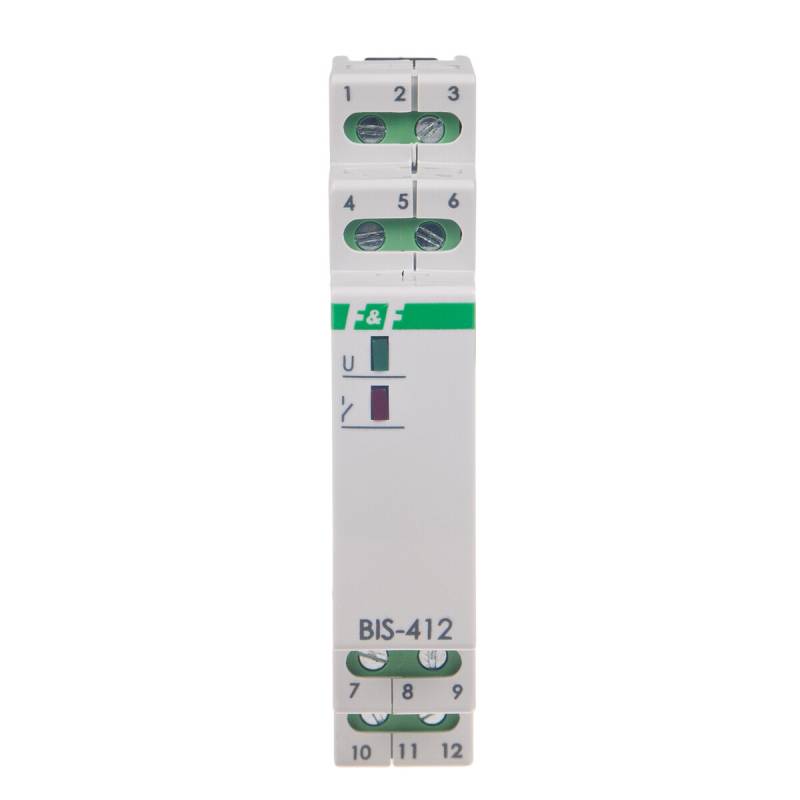F&F BIS-412 230 V Stromstoßrelais 230V AC 16A 1Wechsler Gruppenfunktion von F&F