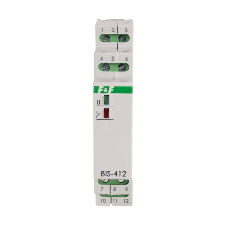 F&F BIS-412M 230 V Stromstoßrelais 230V AC 16A 1Wechsler mit Gruppenfunktion von F&F