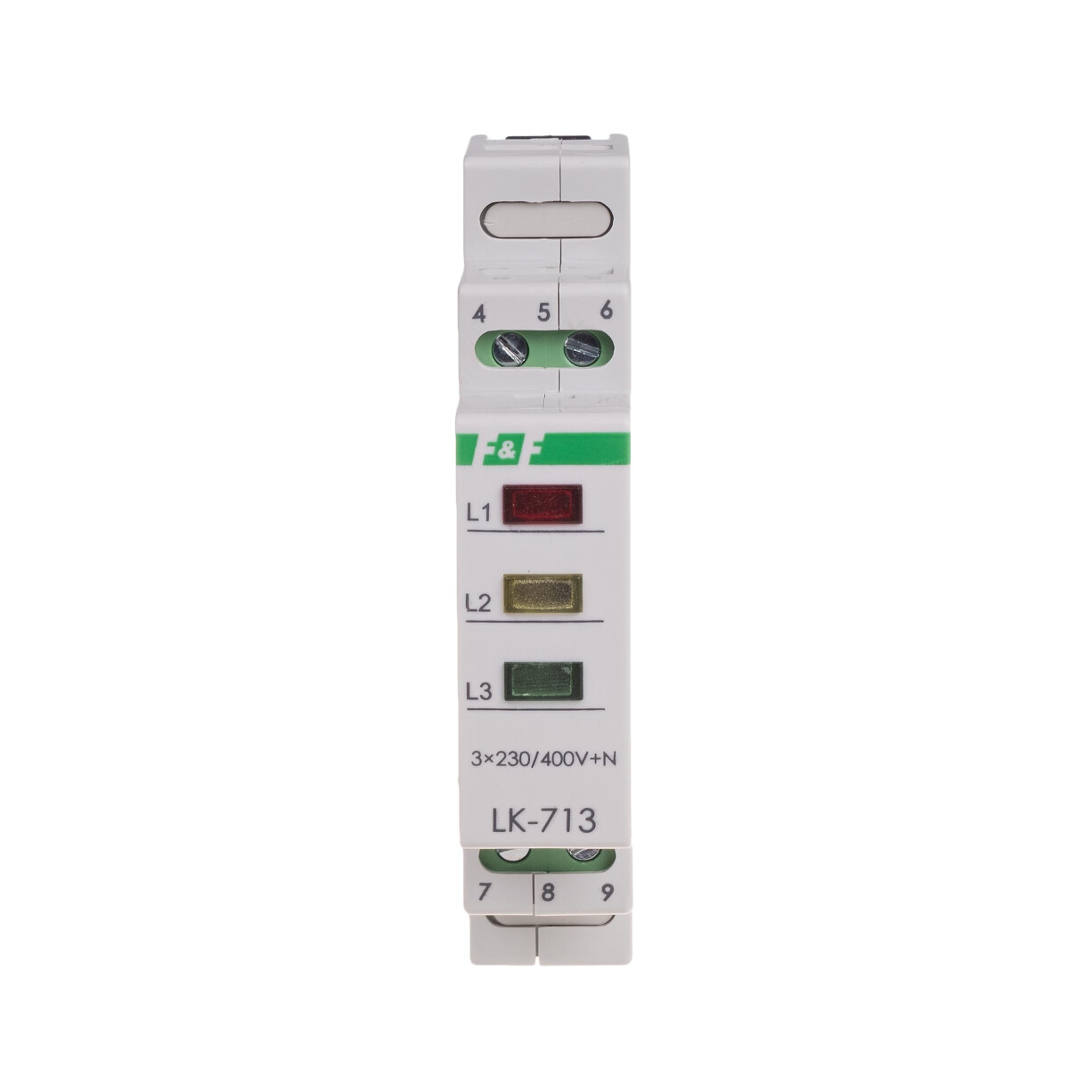F&F LK-713K Signallampe, Phasenkontrolle Gelb Rot Grün Drei Phasen für Hutschiene von F&F