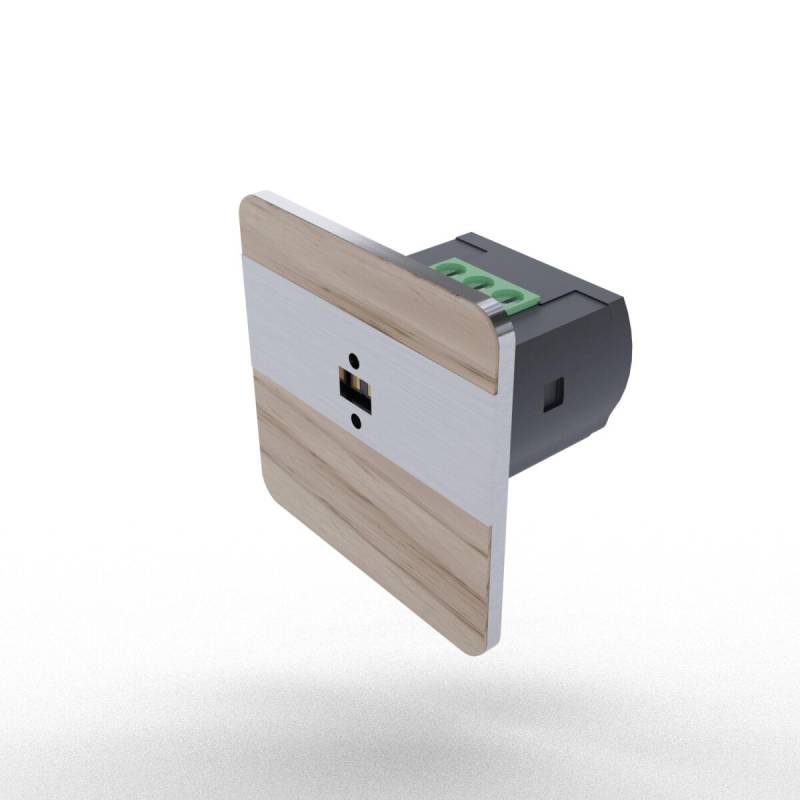 F&F Laser Lichtschranke Bewegungsmelder DRL-12-20 Farbe Asche satiniert von F&F