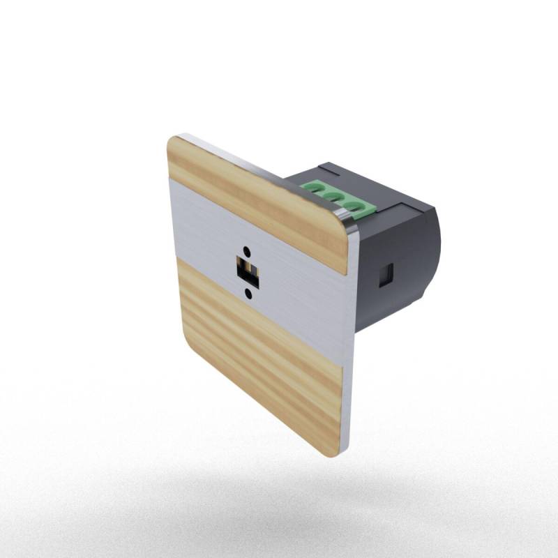 F&F Laser Lichtschranke Bewegungsmelder DRL-12-50 Farbe Kiefer satiniert von F&F