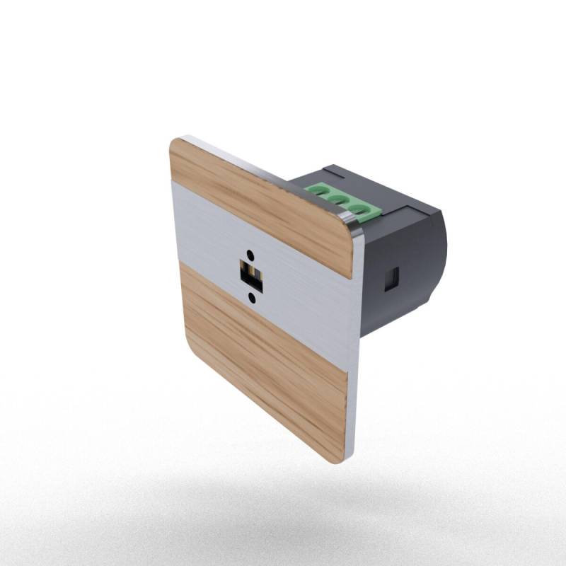 F&F Laser Lichtschranke Bewegungsmelder DRL-12-80 Farbe Eiche satiniert von F&F