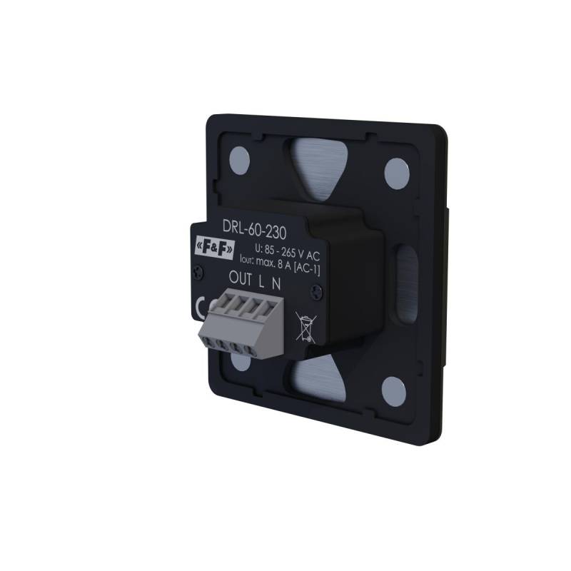 F&F Laser Lichtschranke Bewegungsmelder DRL-60-230 Farbe Aluminium von F&F