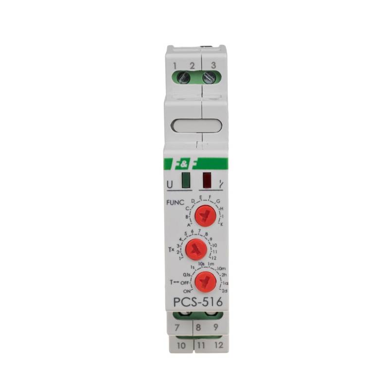 F&F PCS-516DC Zeitrelais 9V bis 30V DC 10 Zeitfunktionen Multifunktion Transistor von F&F