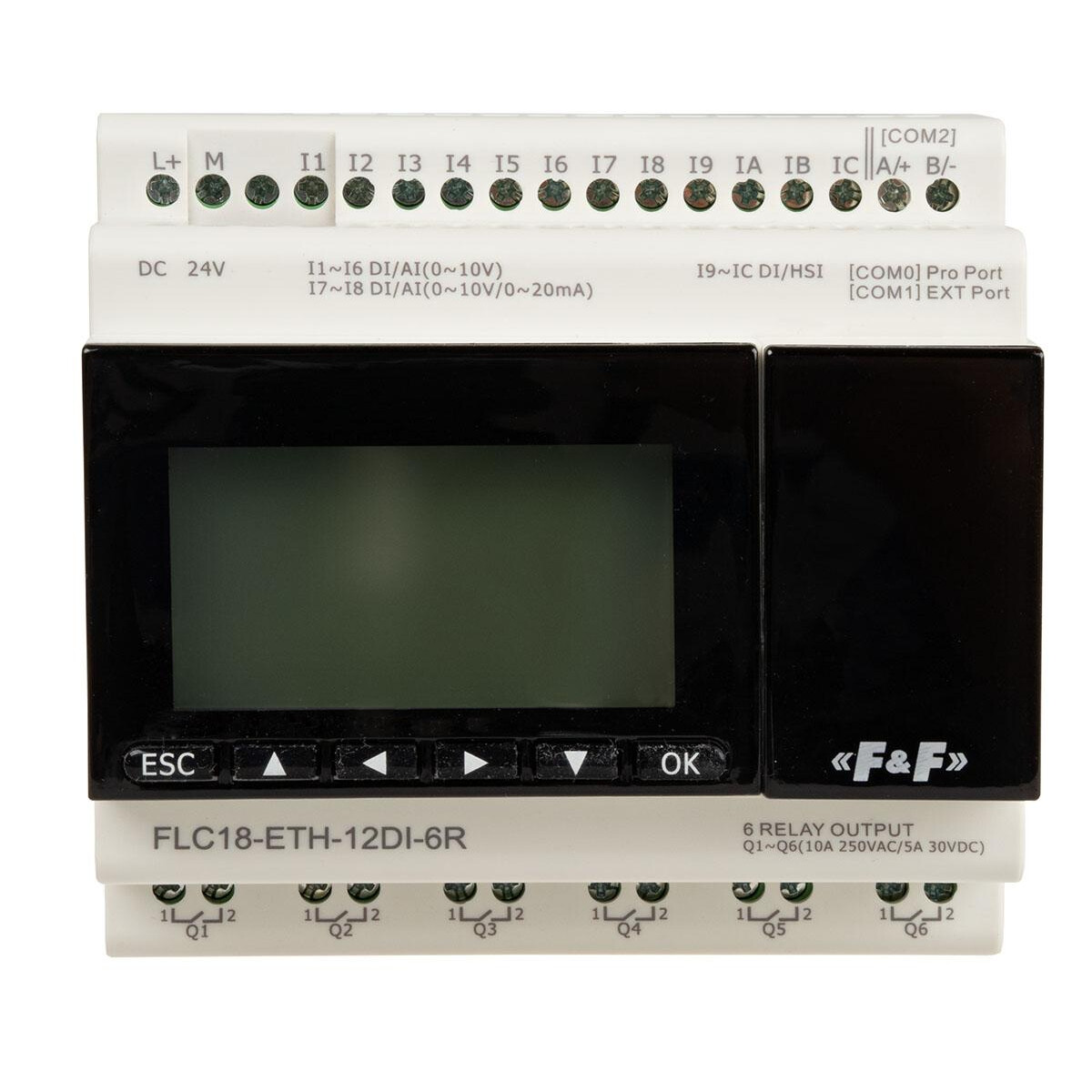 F&F Programmierbare digitale Steuerung FLC18-ETH-12DI-6R F&F Programmierbare digitale Steuerung FLC18-ETH-12DI-6R von F&F